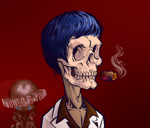 The disco skull