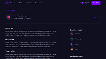 Demo screenshot
